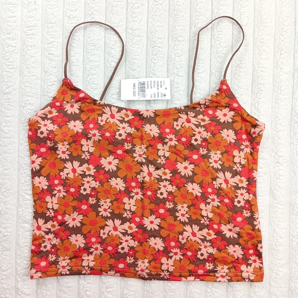 PacSun BASIC Floral Tank Top